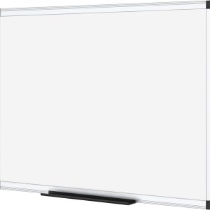 VIZ-PRO Magnetic Dry Erase Board, 36 X 24 Inches, Silver Aluminium Frame
